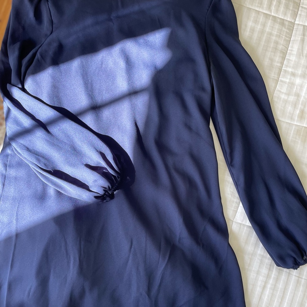 TOBI Navy Long Sleeve Dress